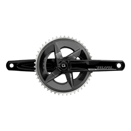 SRAM Rival AXS 2X12S Crankset Quarq Medidor de Potencia DUB - Negro