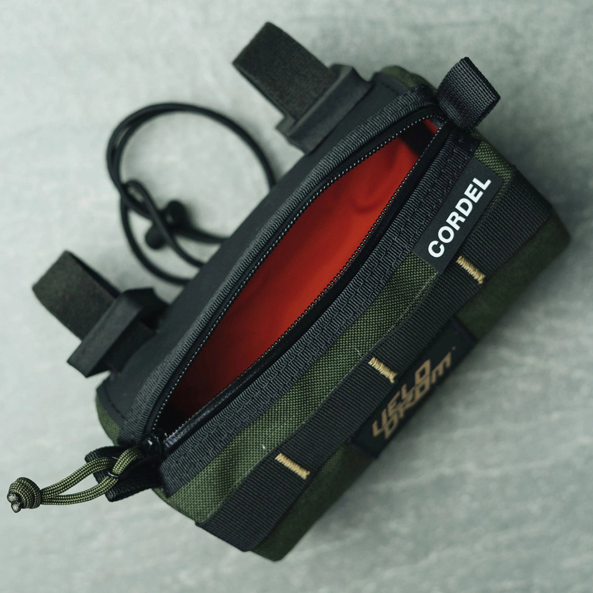 VELODROM RaceDay by Cordel Durum Mini Lenkertasche - Heavy Graphic Olive