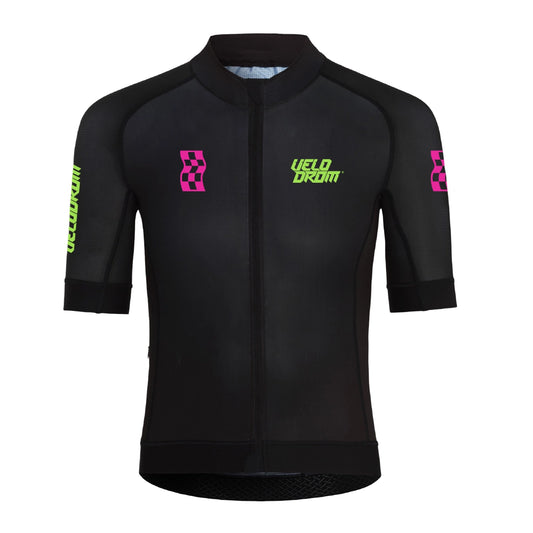 VELODROM RaceDay Maillot SS24 - Black/Fluor Graphics