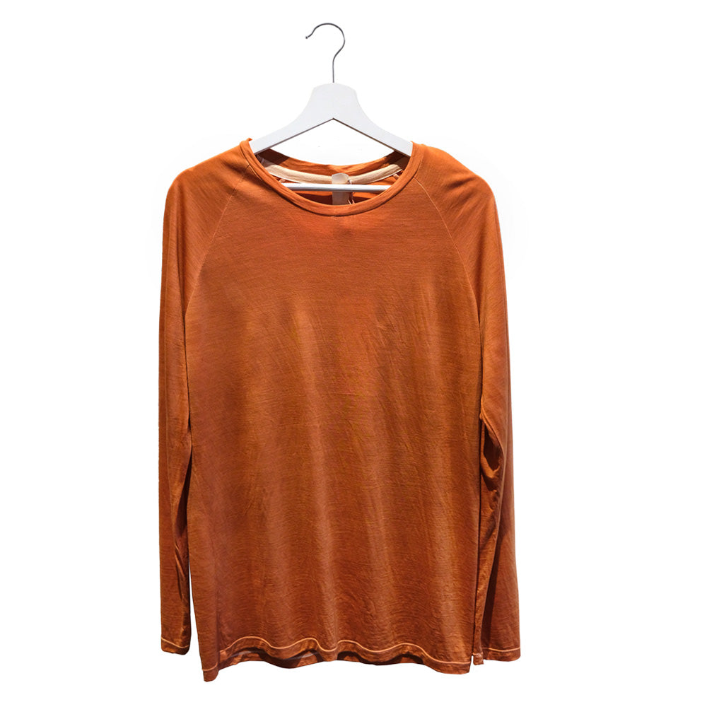 MAAD Cycling Long Sleeve Tshirt - Orange-Technical T-Shirts-48285513