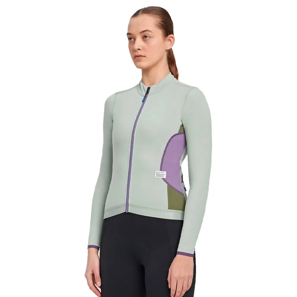 MAAP Alt Road LS Women Jersey - Grey Mist-Women Long Sleeve Jerseys-