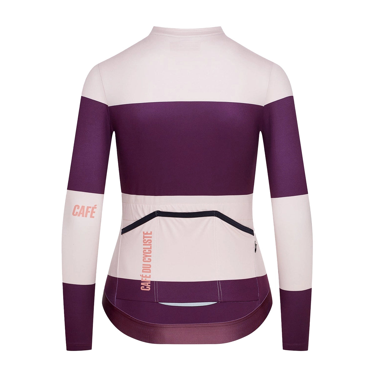 CAFE DU CYCLISTE Constance Women Midweight Long Sleeve Jersey - Quetsche Rosa