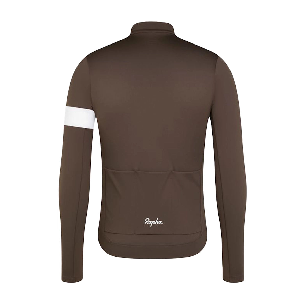 RAPHA Core Thermal Long Sleev Jersey - DCW Deep Coffee/White