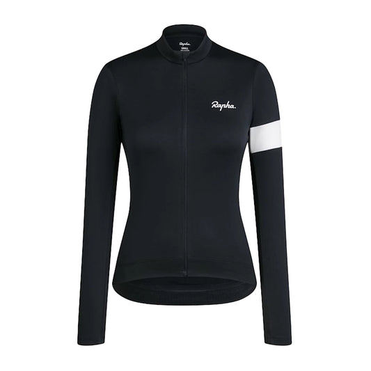 RAPHA Core Thermal Maillot Chica Manga Larga - BLW Black/White