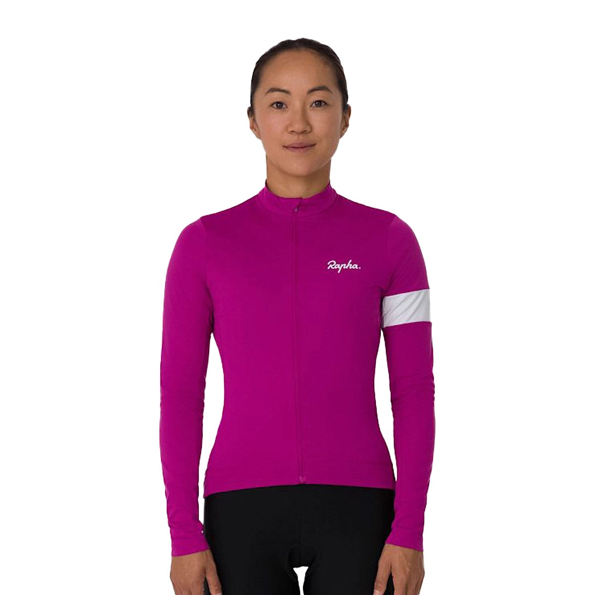 RAPHA Core Thermal Long Sleeve Women Jersey - WAW Berry/White