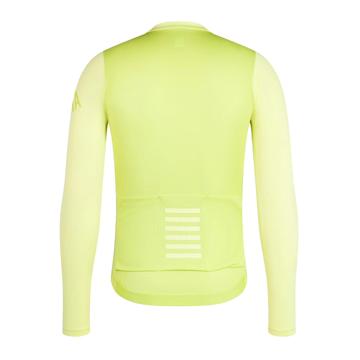 RAPHA Pro Team Long Sleeve Lightweight Jersey - LWL Lime Green/Bright Lime