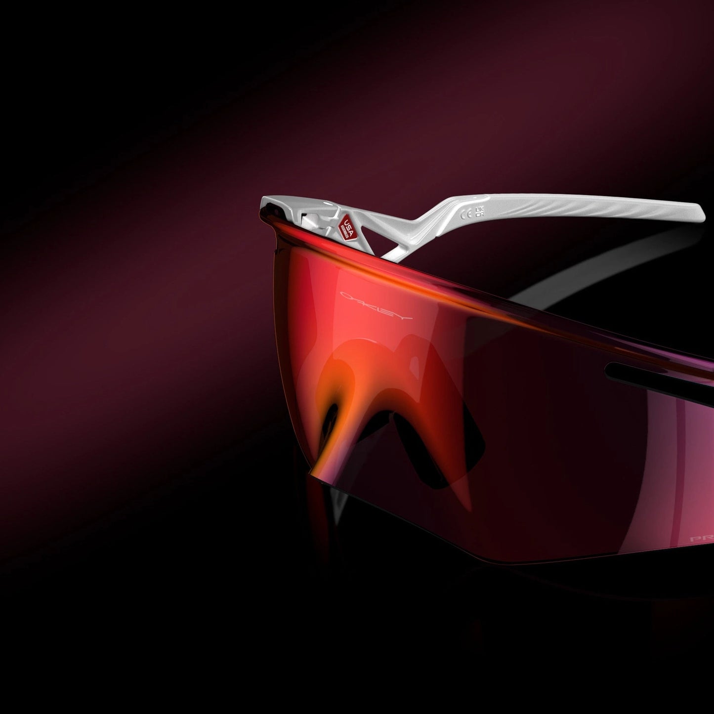 OAKLEY QNTM Kato Eyewear - White Prizm Road