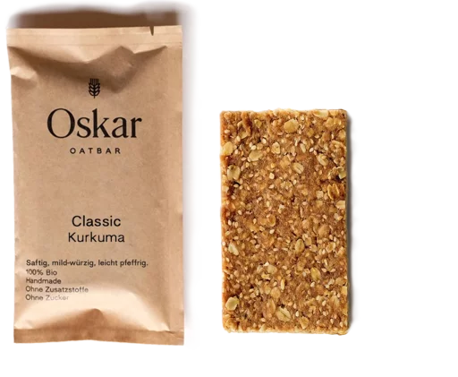 OSKAR Oatbar Nutrition Bar - Classic Kurkuma