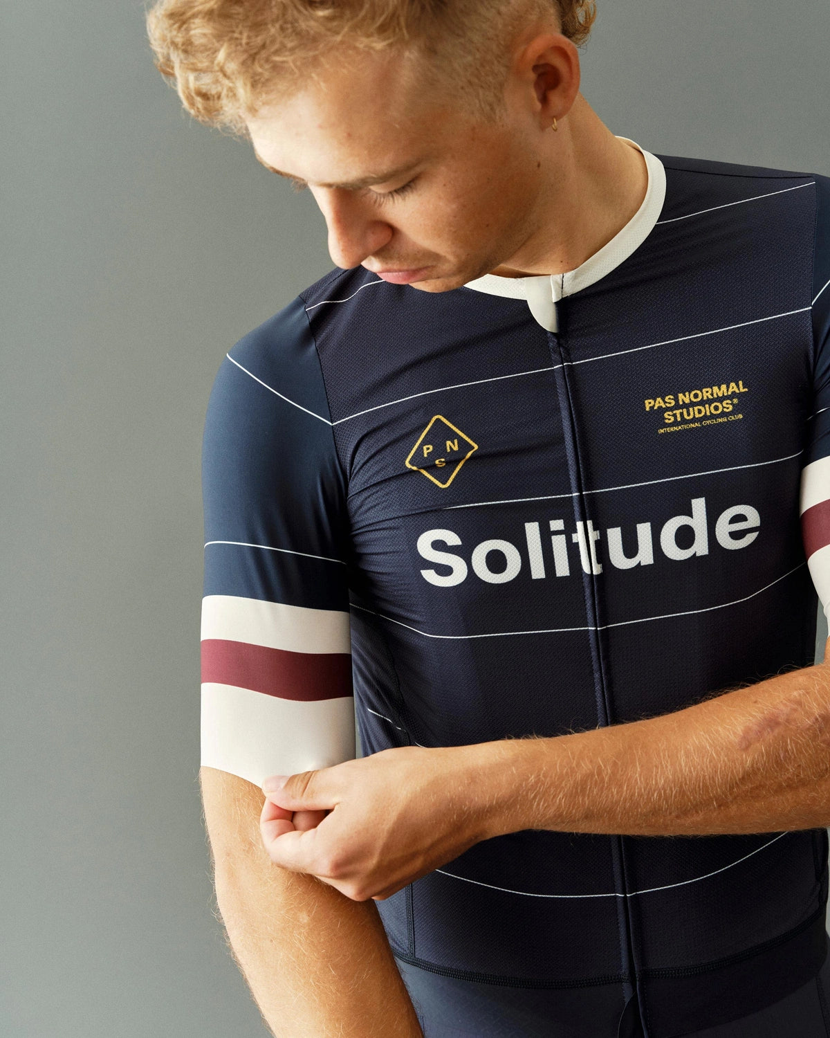 PAS NORMAL STUDIOS Solitude Late Drop Jersey SS24 - Navy