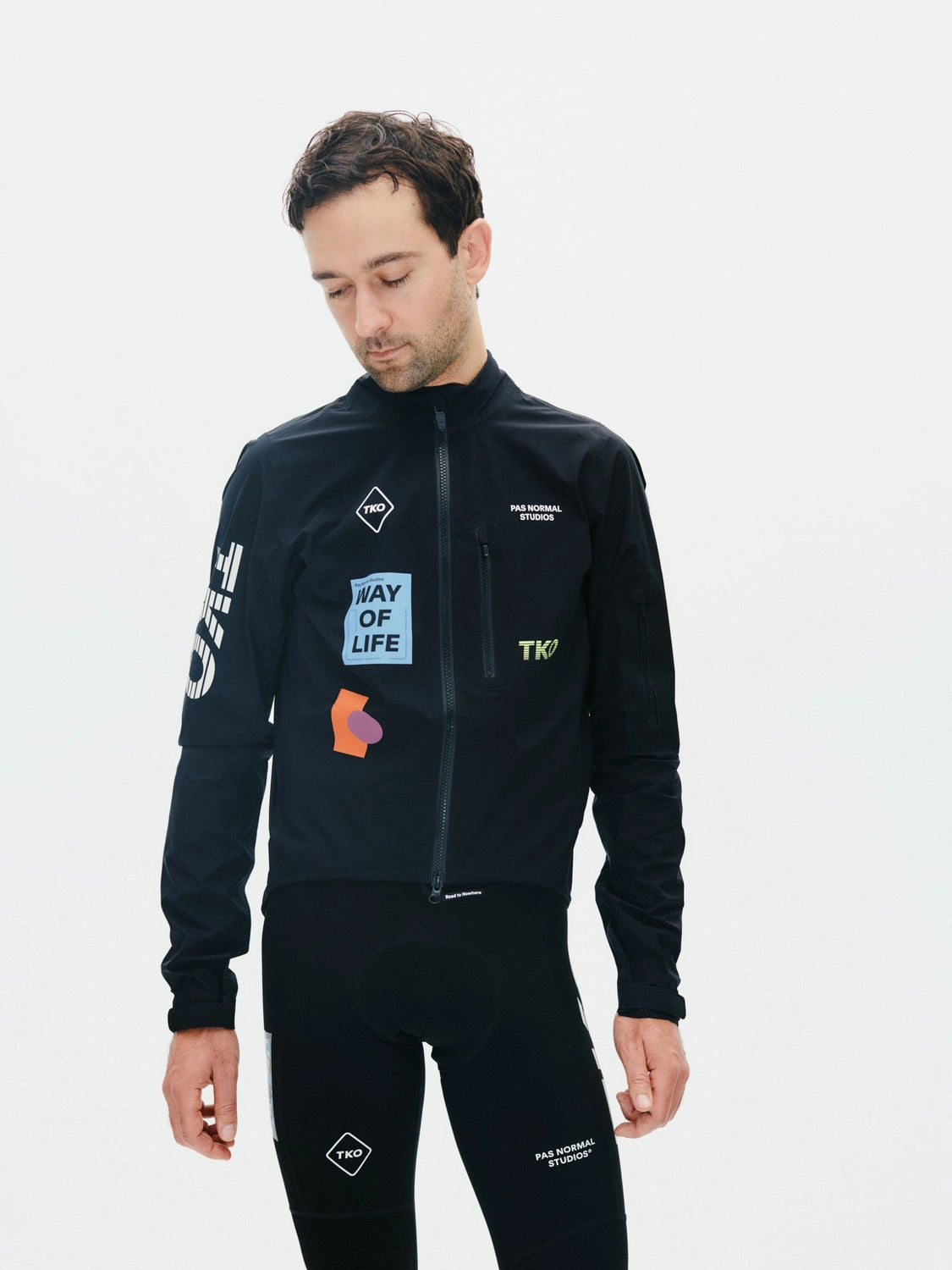 PAS NORMAL STUDIOS TKO Essential Shield Jacket AW24 - Black