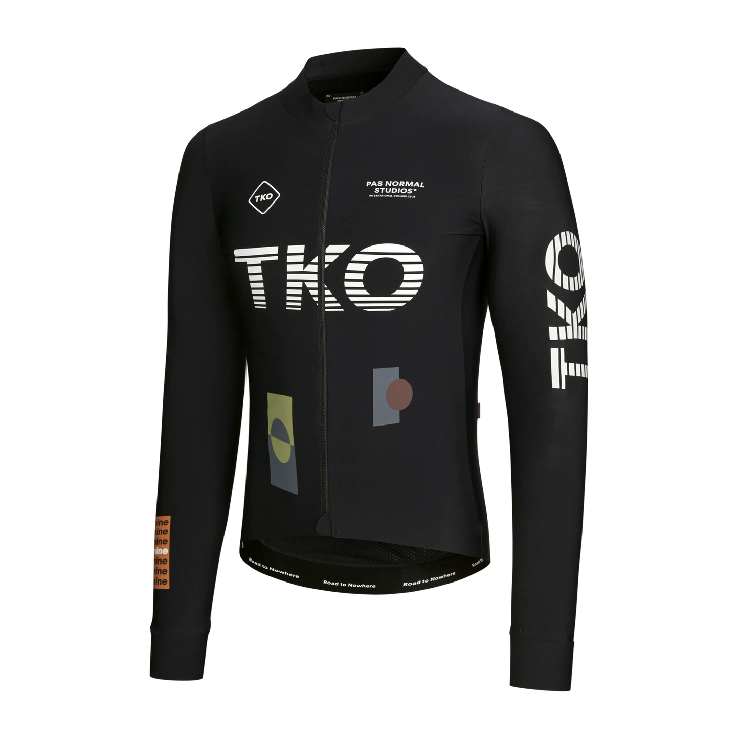 PAS NORMAL STUDIOS TKO Mechanism Long Sleeve Jersey AW24 - Black