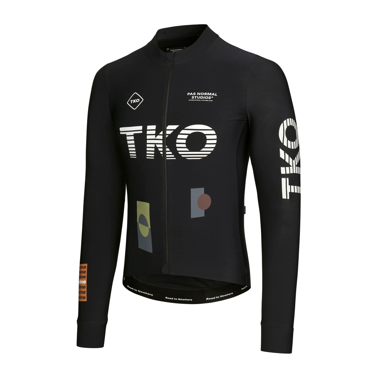 PAS NORMAL STUDIOS TKO Mechanism Long Sleeve Jersey AW24 - Black