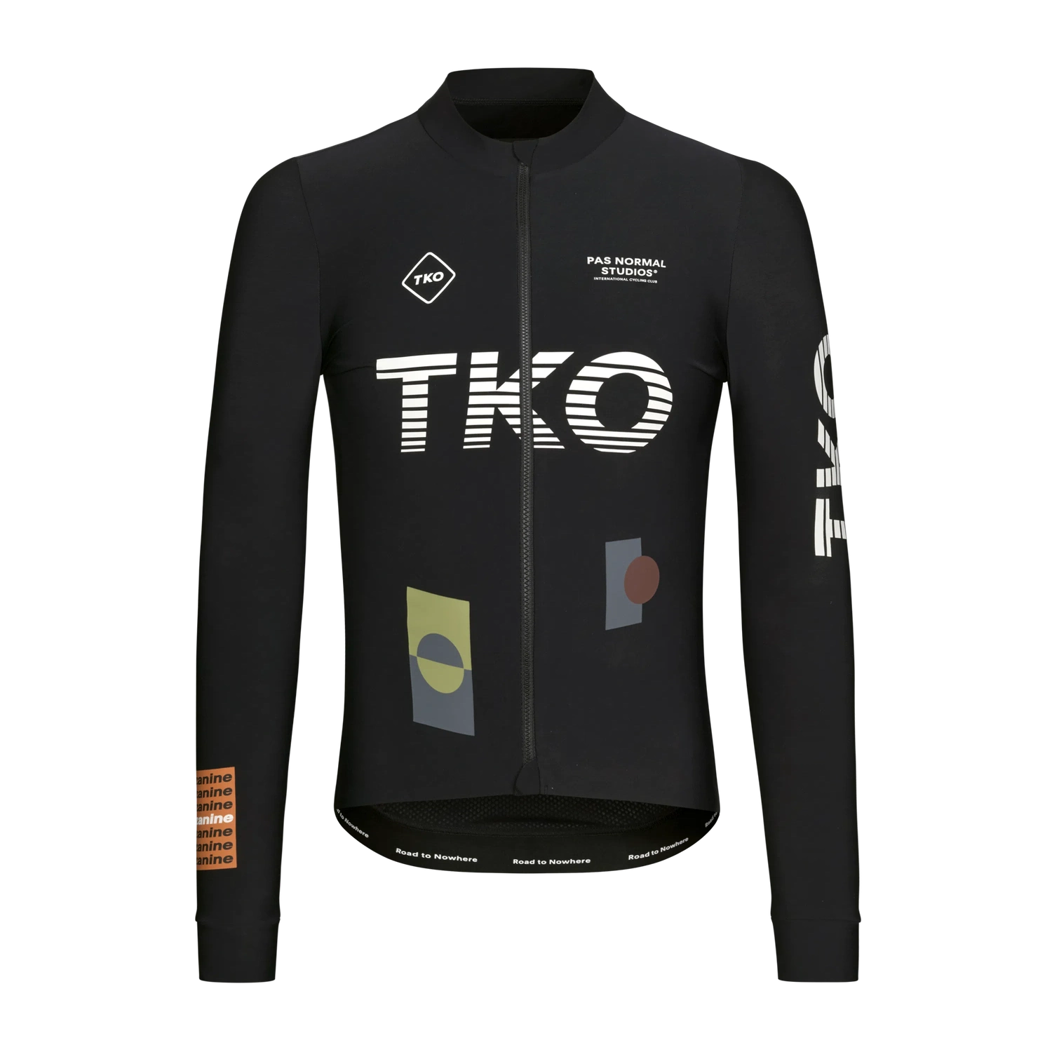 PAS NORMAL STUDIOS TKO Mechanism Long Sleeve Jersey AW24 - Black