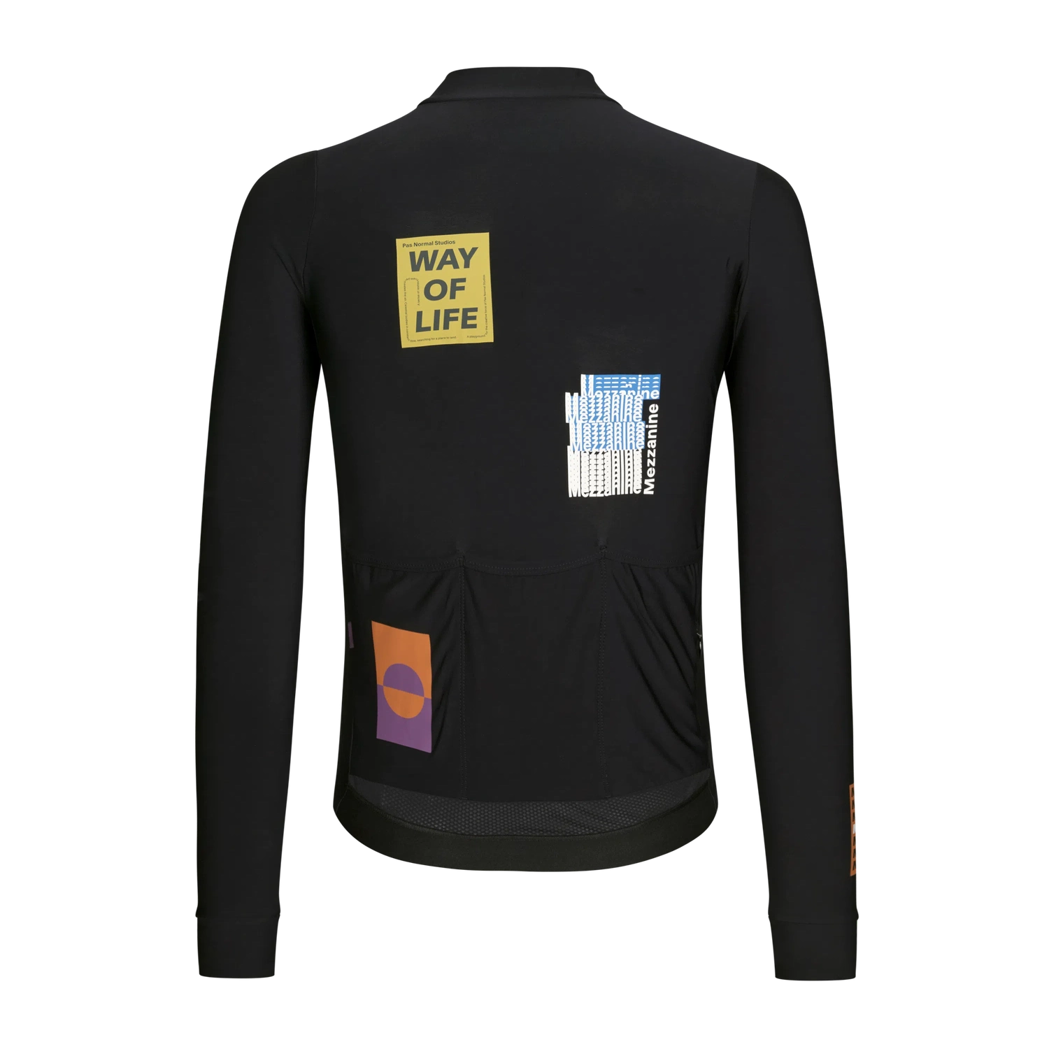 PAS NORMAL STUDIOS TKO Mechanism Long Sleeve Jersey AW24 - Black