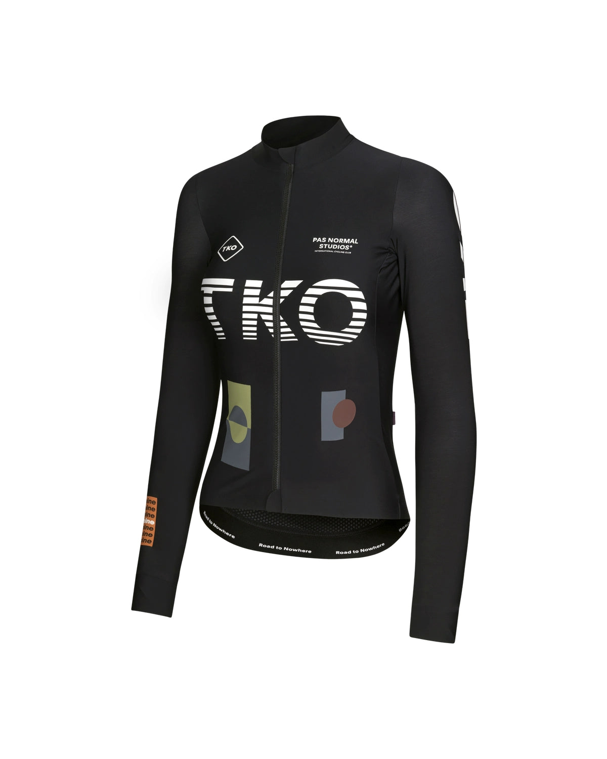 PAS NORMAL STUDIOS TKO Mechanism Long Sleeve Women Jersey AW24 - Black