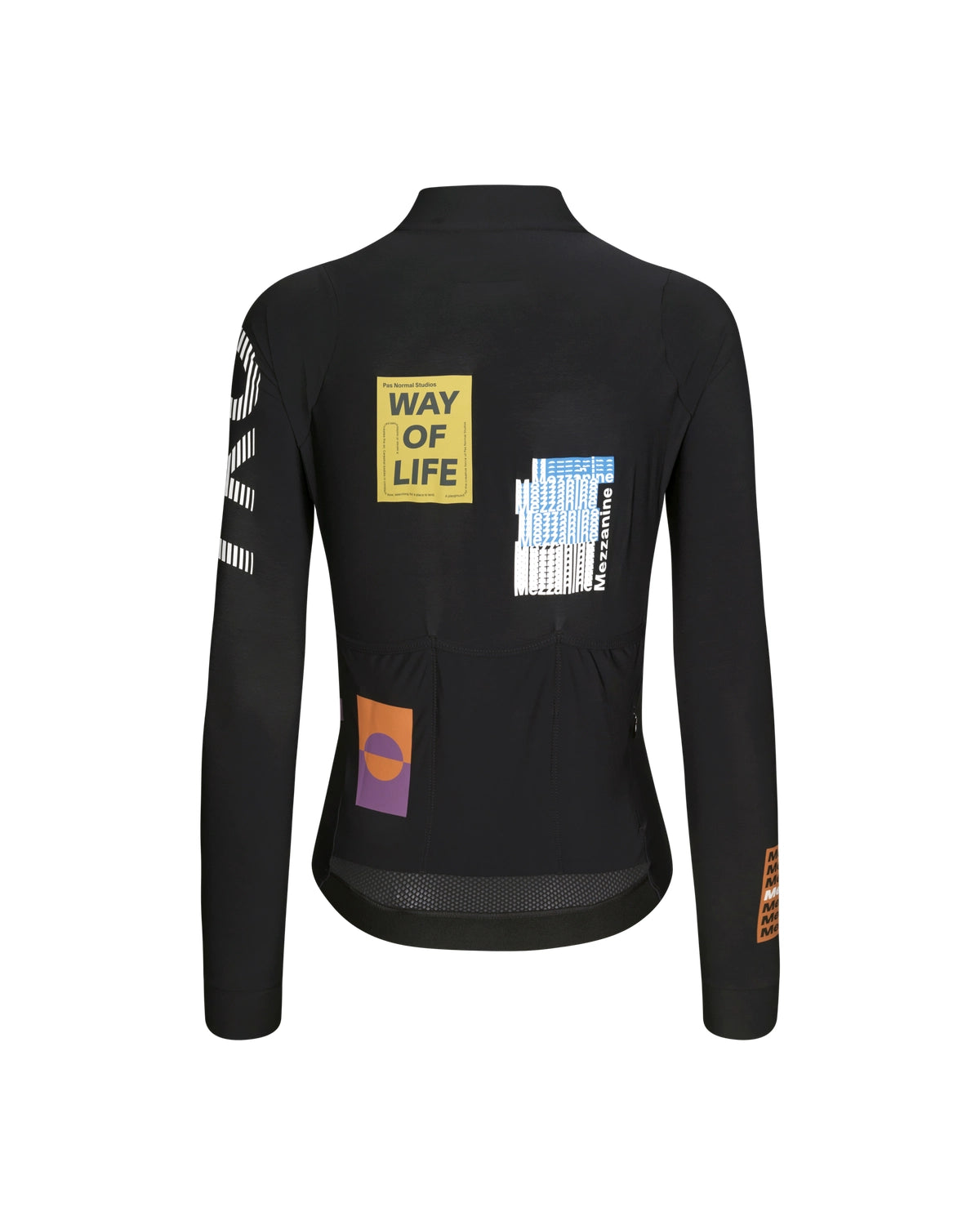 PAS NORMAL STUDIOS TKO Mechanism Long Sleeve Women Jersey AW24 - Black