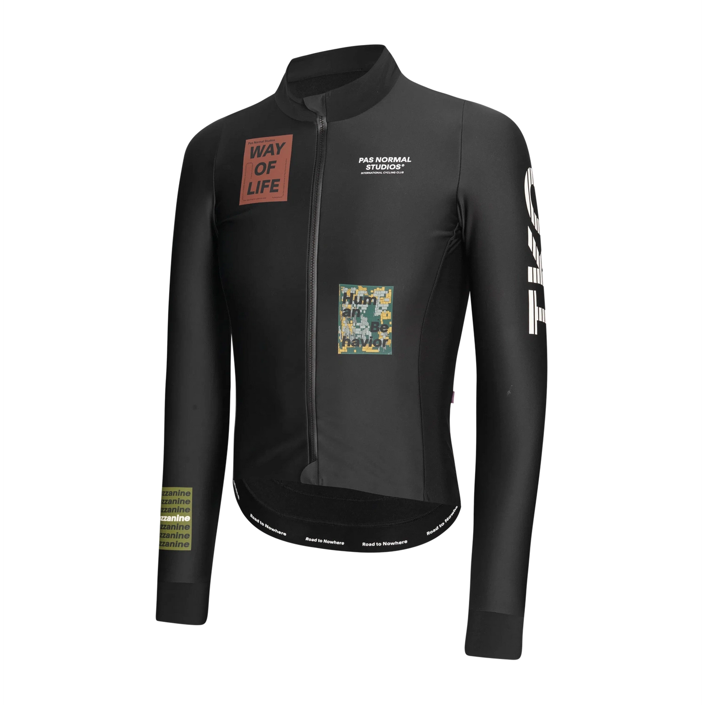 PAS NORMAL STUDIOS TKO Mechanism Thermal Long Sleeve Jersey AW24 - Black