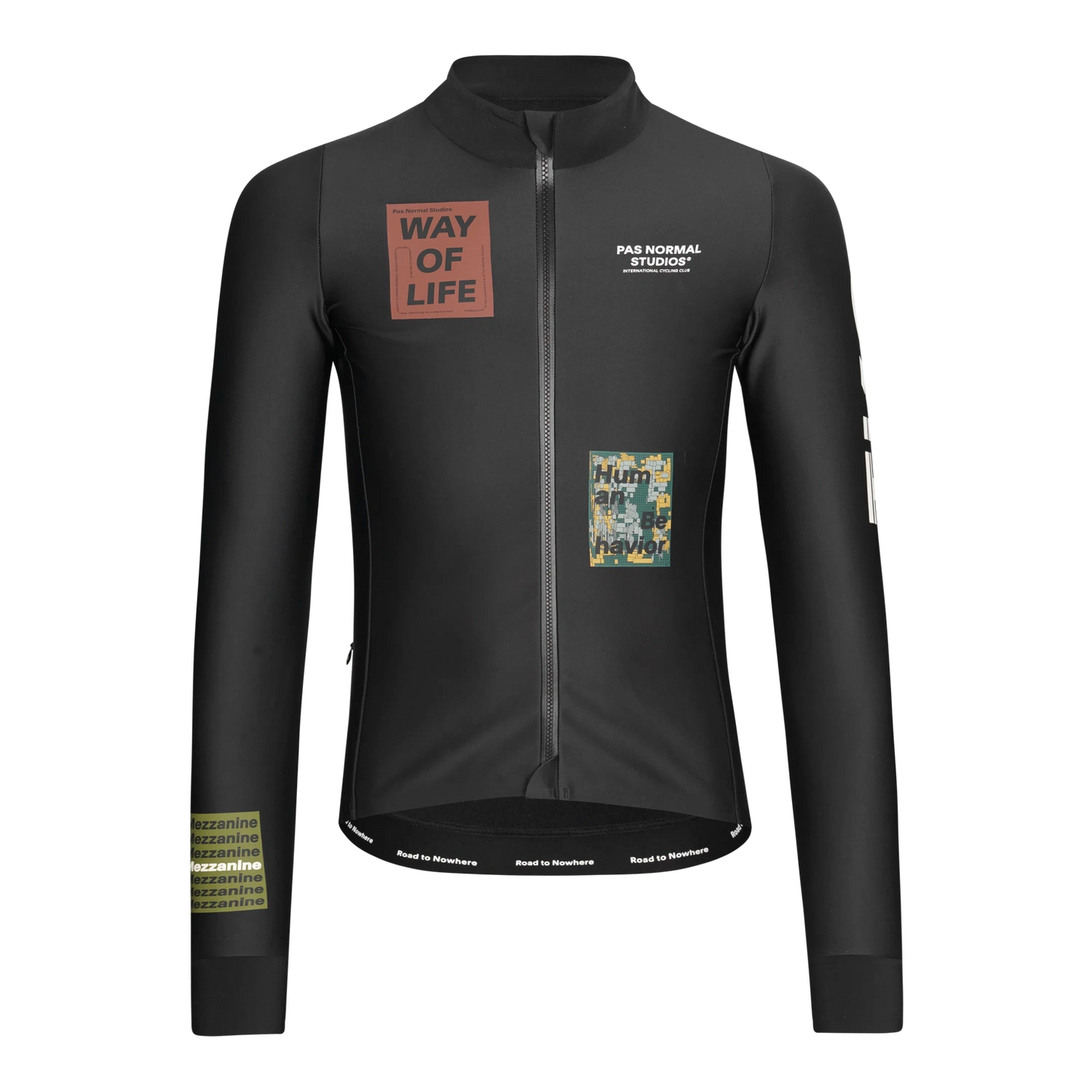 PAS NORMAL STUDIOS TKO Mechanism Thermal Long Sleeve Jersey AW24 - Black