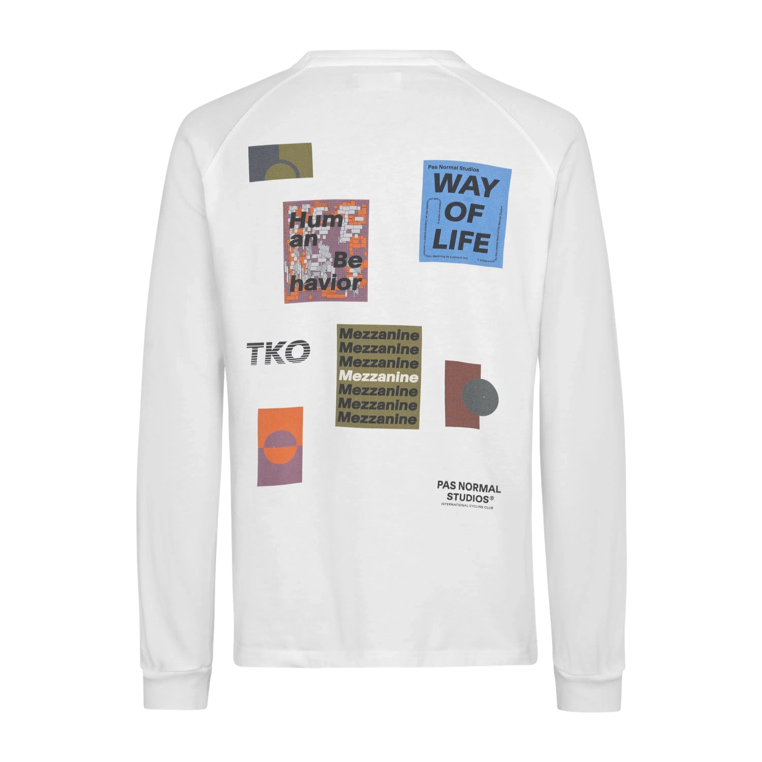 PAS NORMAL STUDIOS TKO Off Race Long Sleeve Tshirt AW24 - White