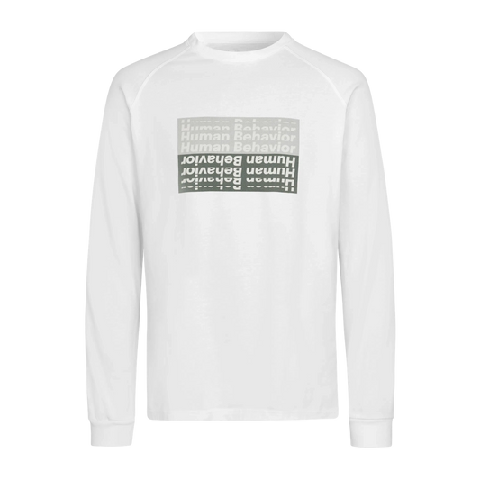 PAS NORMAL STUDIOS TKO Off Race Long Sleeve Tshirt AW24 - White