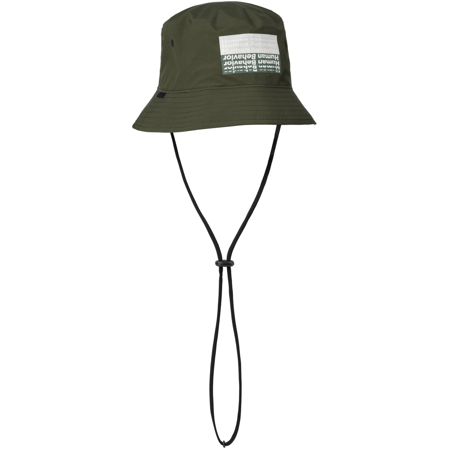 PAS NORMAL STUDIOS TKO Off Race Shield Bucket Hat AW24 - Olive