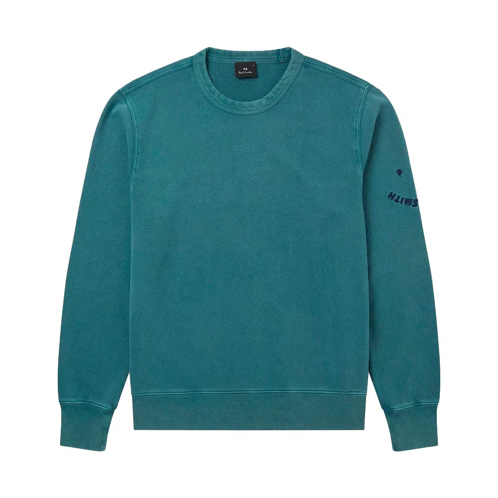 PAUL SMITH Sweatshirt Happy - Green-Sweatshirts-