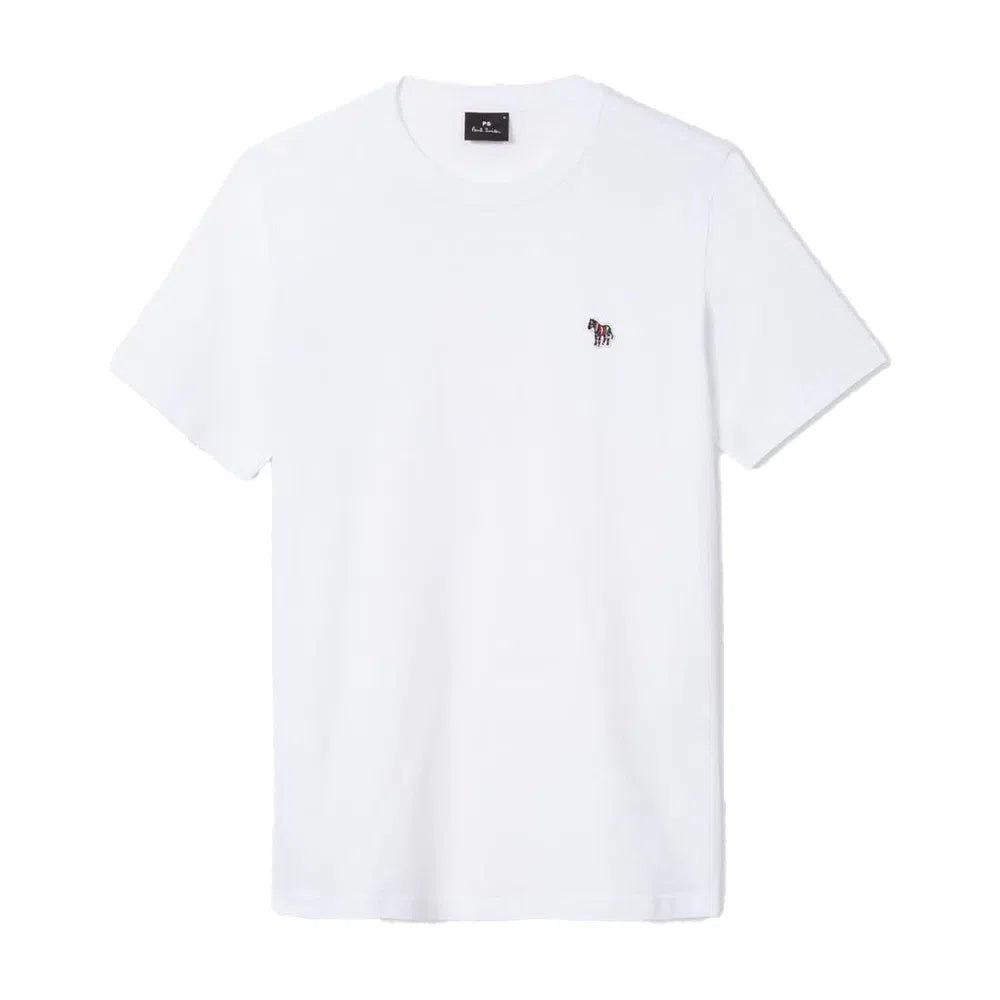 PAUL SMITH Tshirt SS Zebra Logo - White-T-Shirts-5057613085677