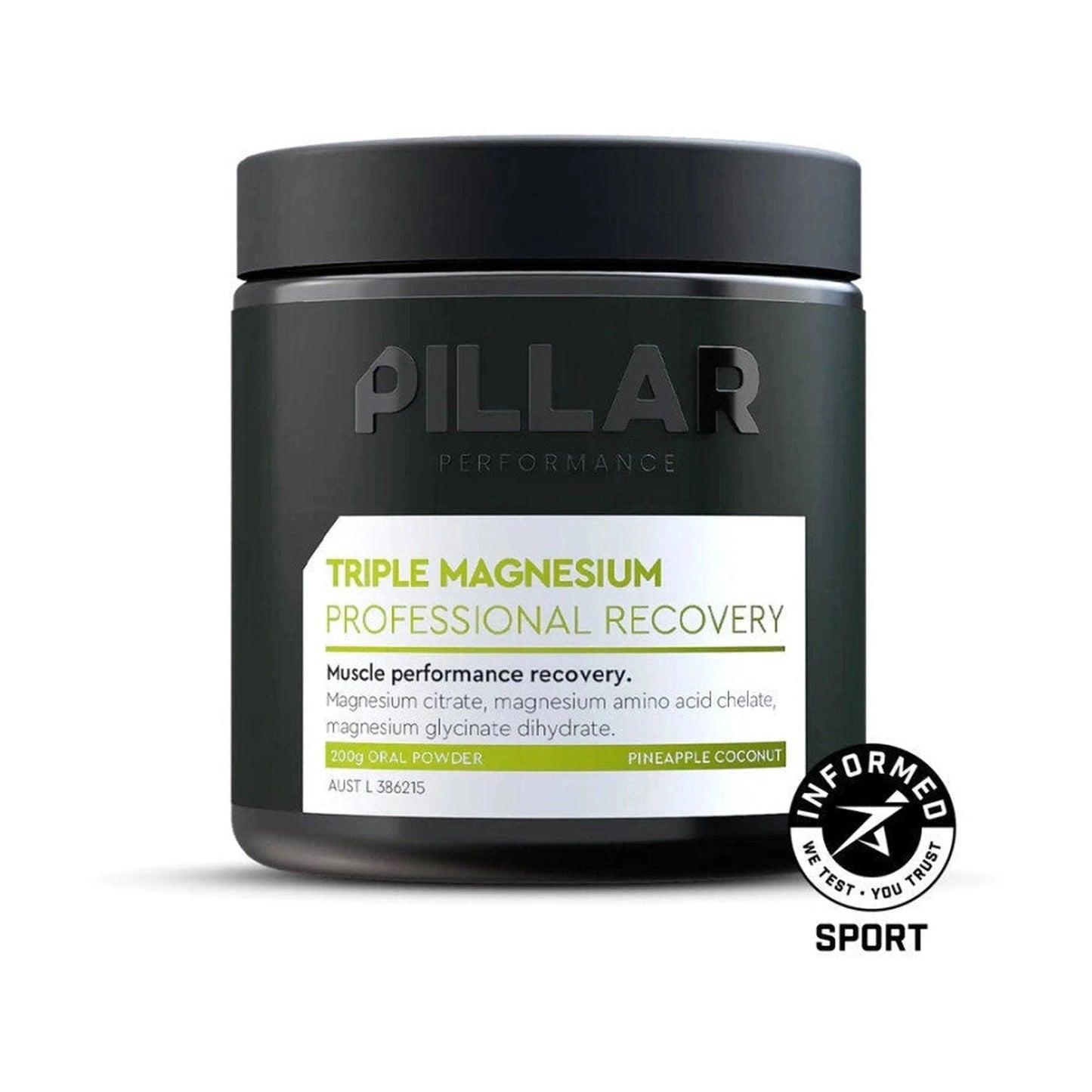 PILLAR Professional Recovey Triple Magnesium - Pineaple/Coconut