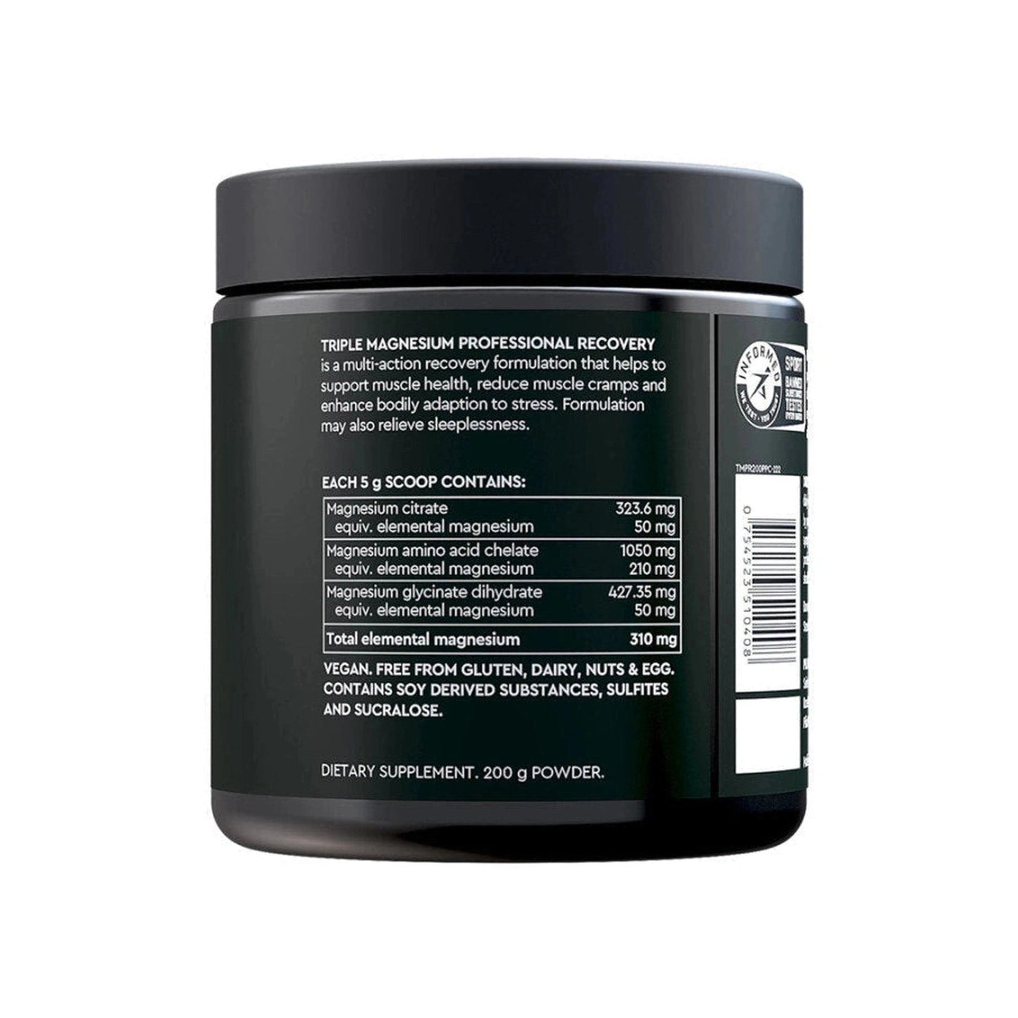 PILLAR Professional Recovey Triple Magnesium - Pineaple/Coconut