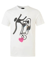 PAUL SMITH Tshirt SS Reg Fit Heart Cycle - White-T-Shirts-5063184078598