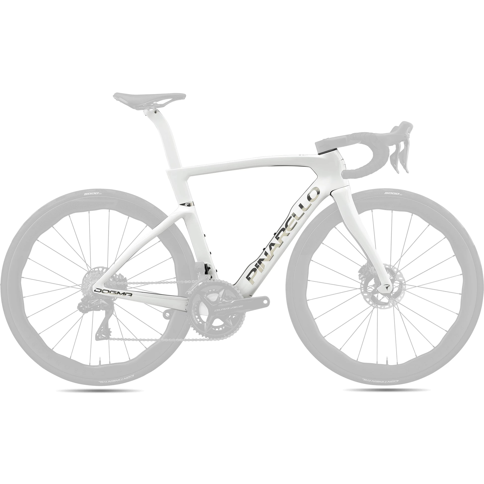 Pinarello New Dogma F 2025 Road Frameset - Edge Crystal White – Velodrom CC