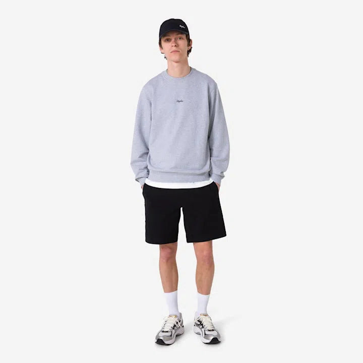 RAPHA Cotton Sweatshirt - LGA Light Grey Marl/Grey