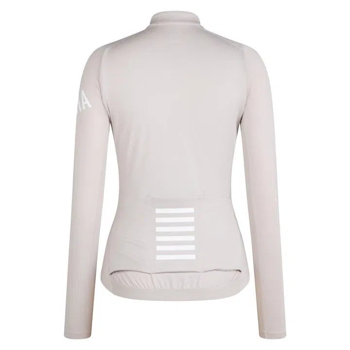 RAPHA Women Pro Team Long Sleeve Midweight Jersey - GRW Grey/White