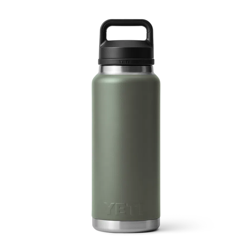 YETI Rambler 36 OZ 1 L Bottle With Chug Cap - Camp Green-Drinkware-888830254516