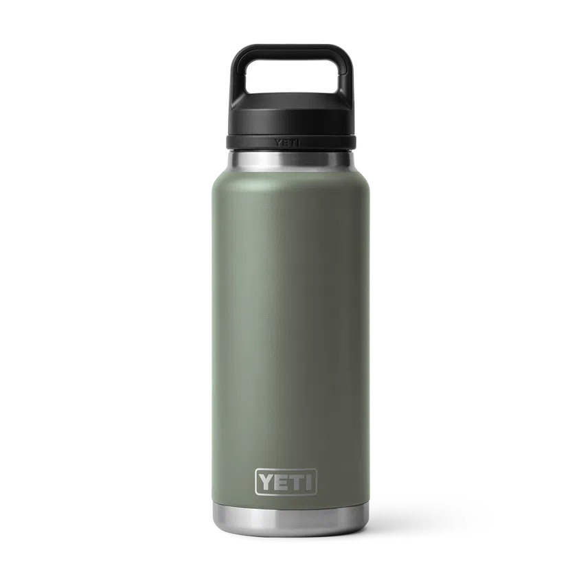 YETI Rambler 36 OZ 1 L Bottle With Chug Cap - Camp Green-Drinkware-888830254516