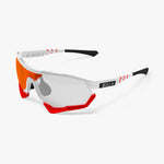 SCICON AEROTECH WHITE GLOSS Sunglasses - PHOTOCHROMIC RED LENS