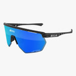 SCICON AEROWING CARBON MATT Sunglasses - MULTIMIRROR BLUE LENSES