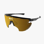 SCICON AEROWING LAMON BLACK GLOSS Sunglasses - MULTIMIRROR BRONZE LENSES