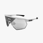 SCICON AEROWING WHITE GLOSS Sunglasses - PHOTOCHROMIC SILVER MIRROR LENS