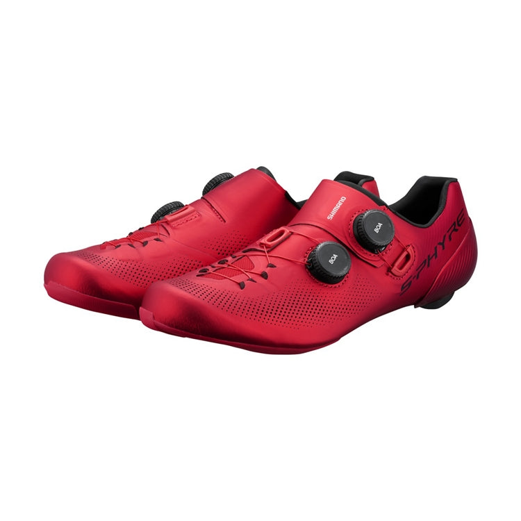 SHIMANO Sphyre RC9 SHRC 903 Road Cycling Shoes - Red-Road Cycling Shoes-