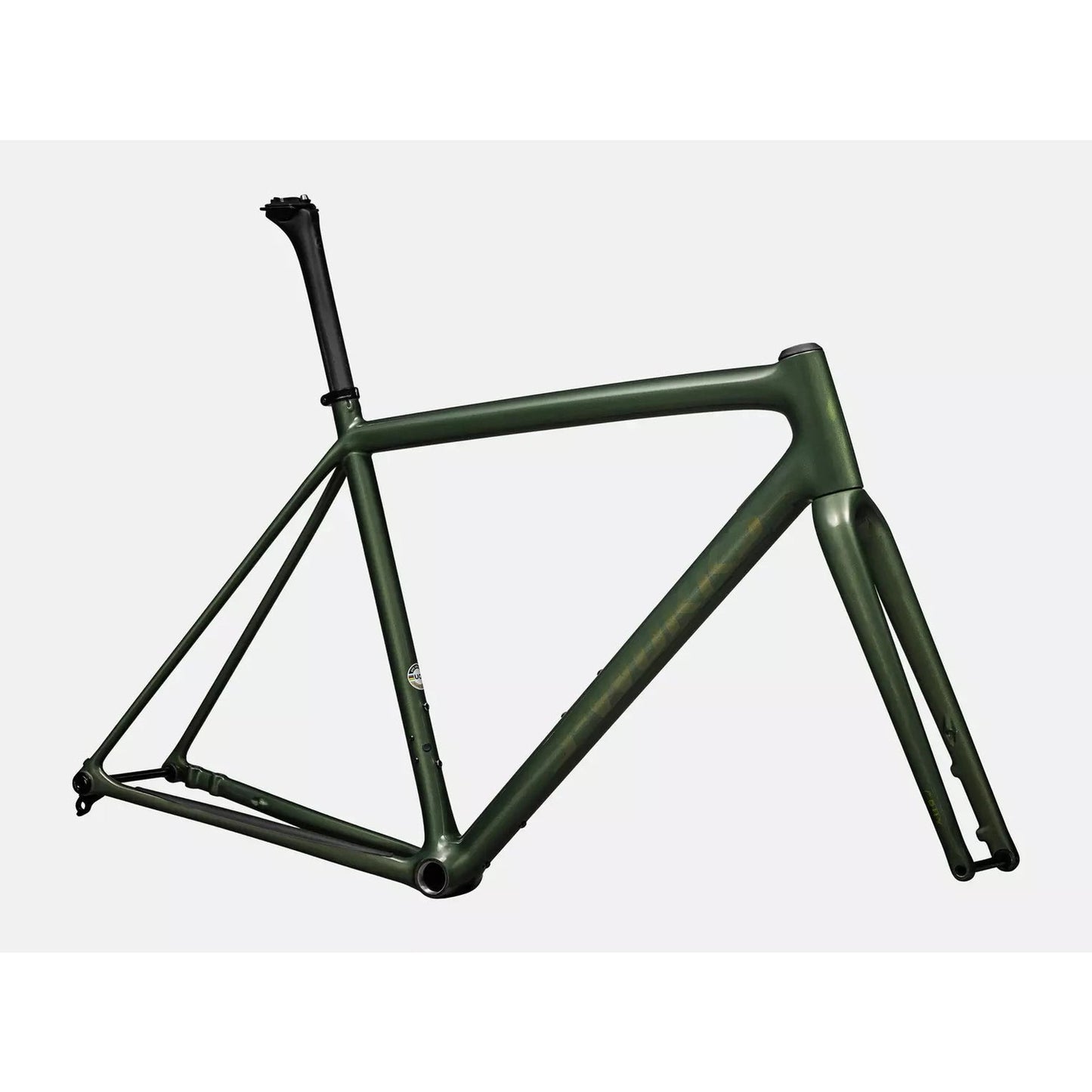 SPECIALIZED S WORKS Crux Gravel Frameset - Gloss Cypress Metallic / Viavi Gold to Silver Pearl