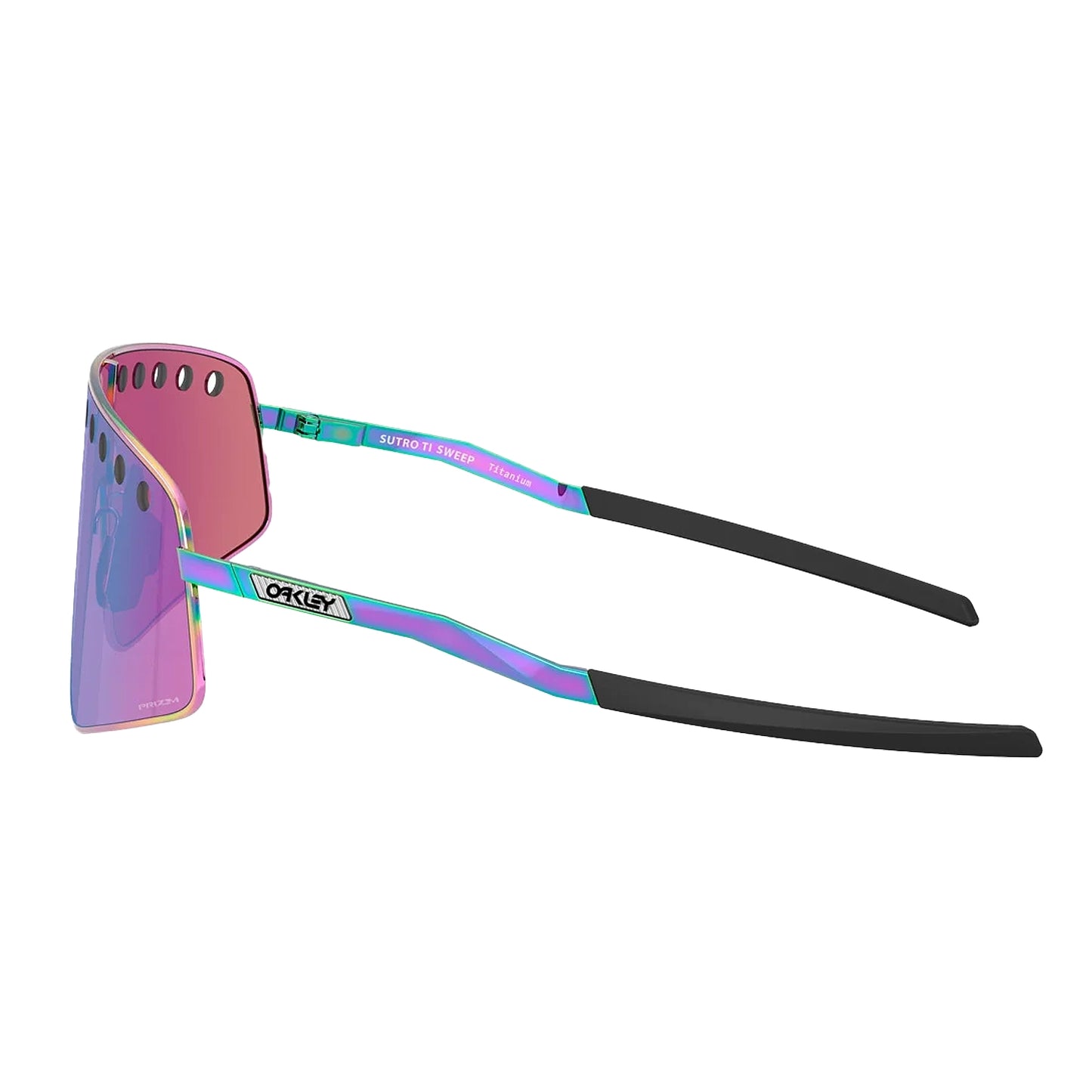 OAKLEY Sutro Ti Sweep Eyewear - Polished Oil Slick Prizm Road Jade