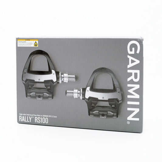 GARMIN Pedales Rally RS100 Shimano SPDSL Medidor de Potencia - Negro