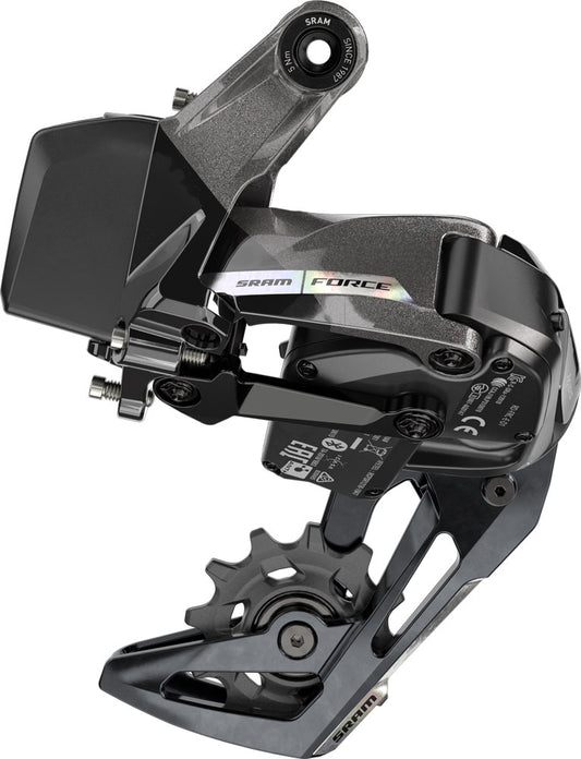 SRAM Force XPLR AXS D2 12s Rear Derailleur - Black Shadow 44t max-Rear Derailleurs-710845892172