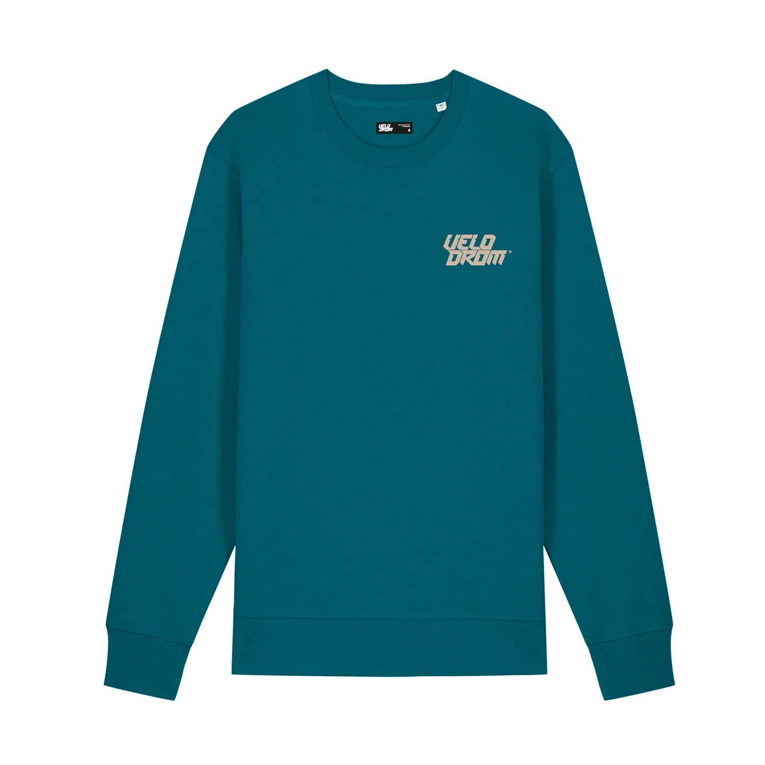 Velodrom Casual Embroided Logo Sweatshirt - Ocean Deep / Gold