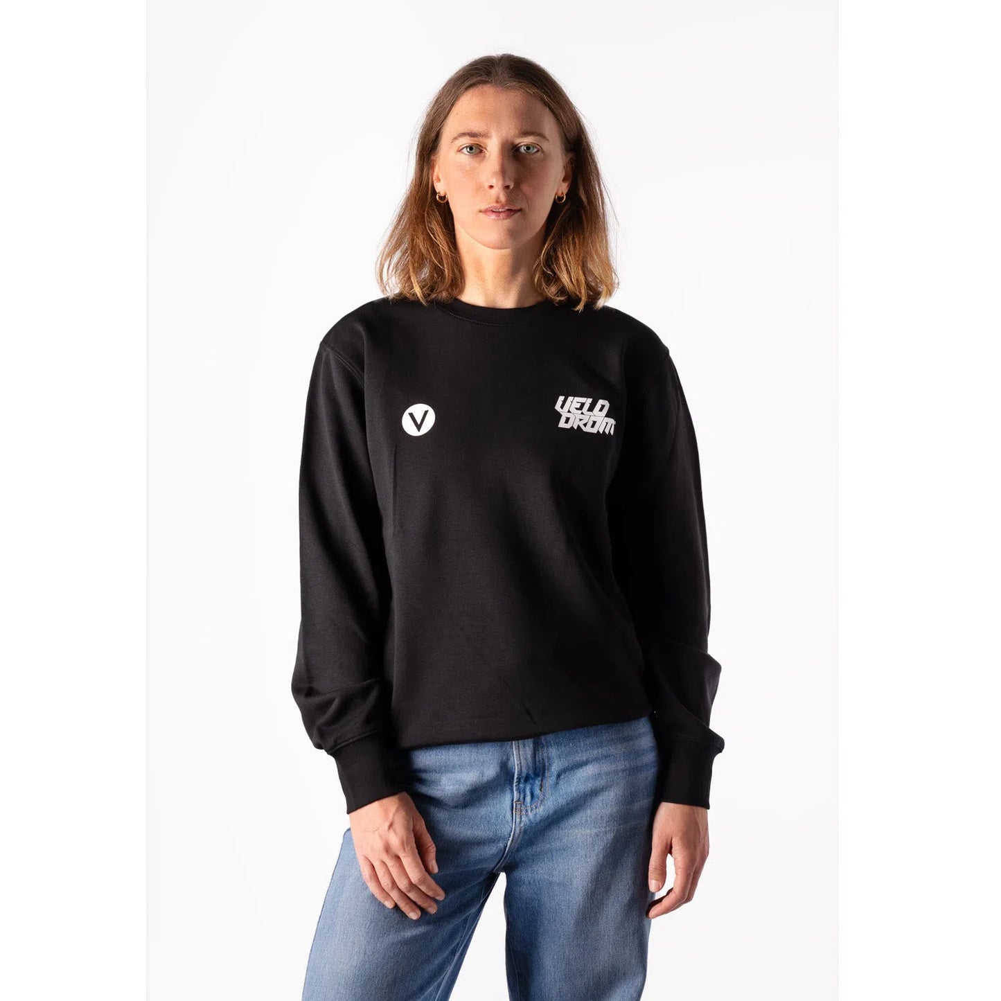 Velodrom Casual Sweatshirt - Black/White