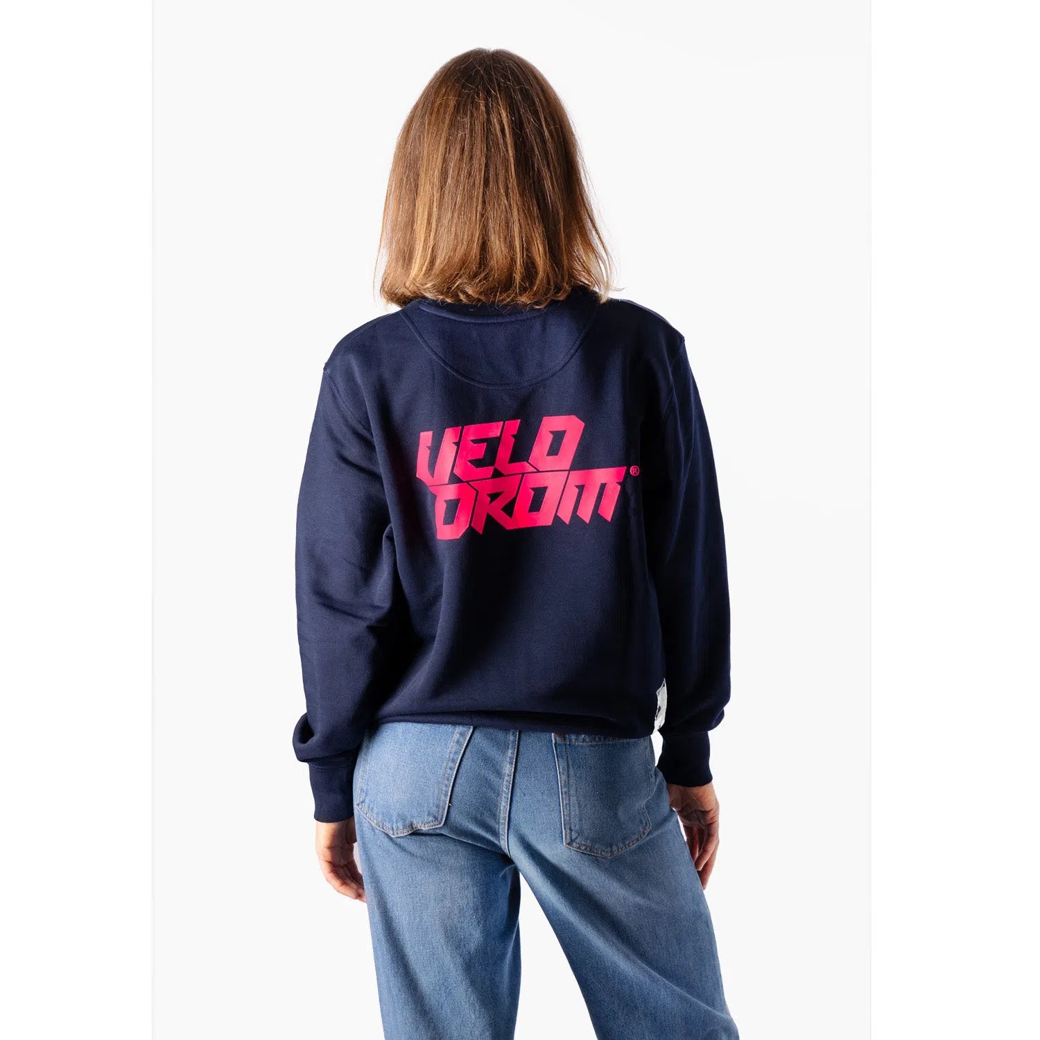 Velodrom Casual Sweatshirt - Navy/Pink