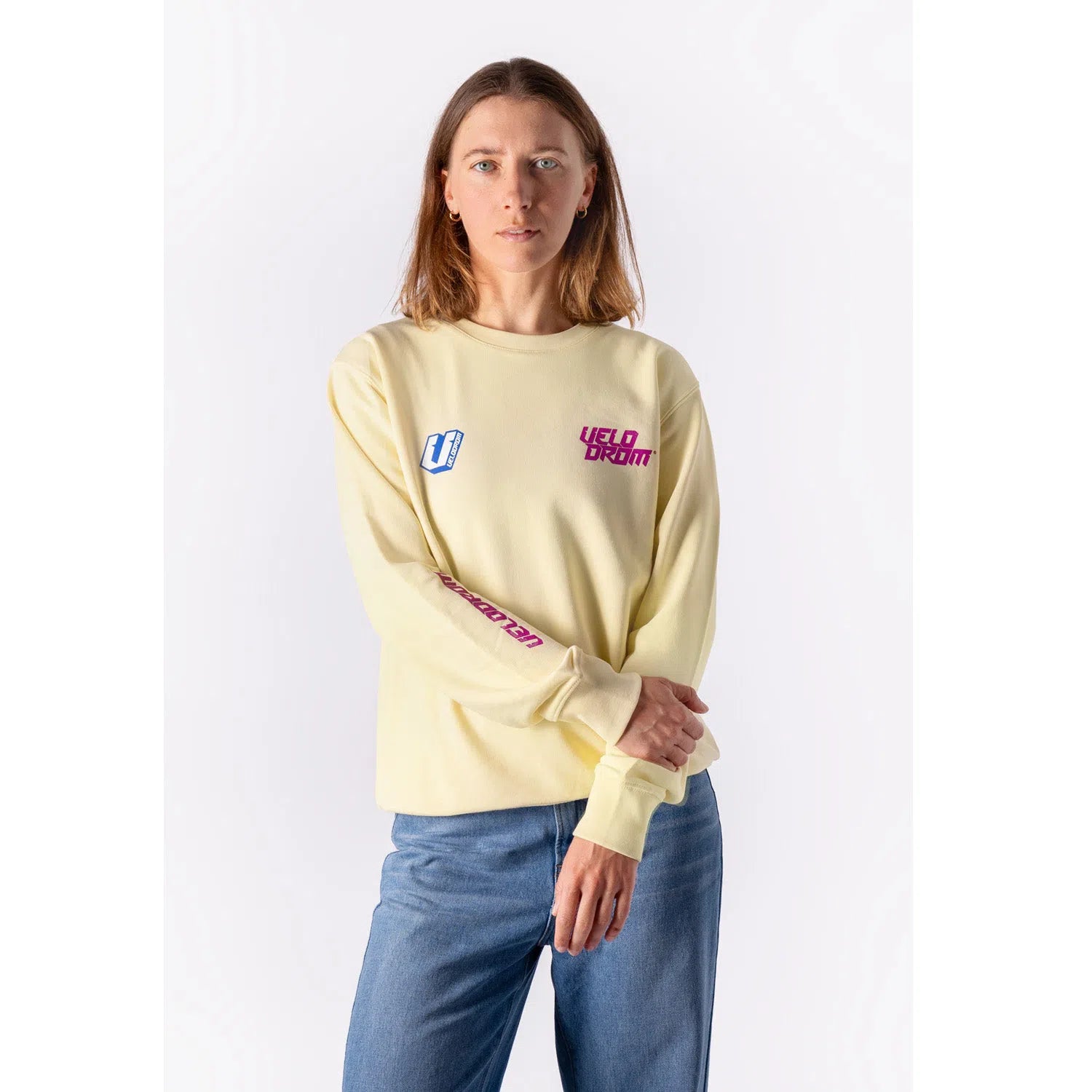 Velodrom Casual Sweatshirt - Vanilla/Neon