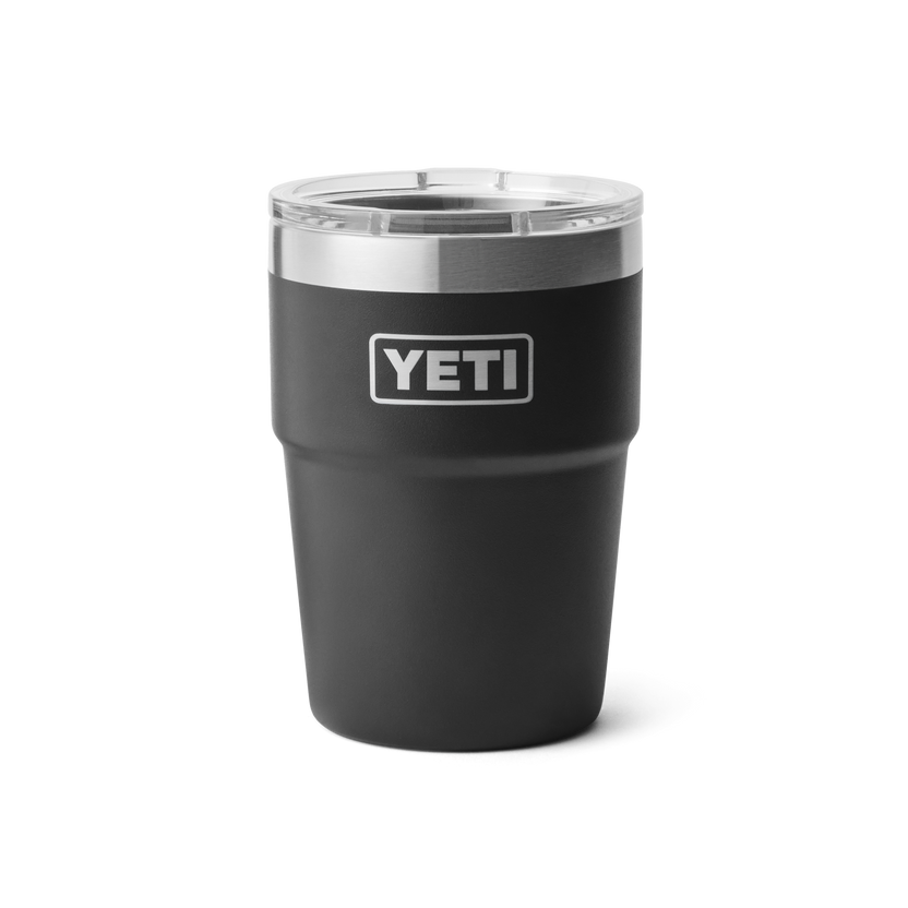 YETI Rambler 16 OZ 473ml Tumbler Stackable Cup - Black