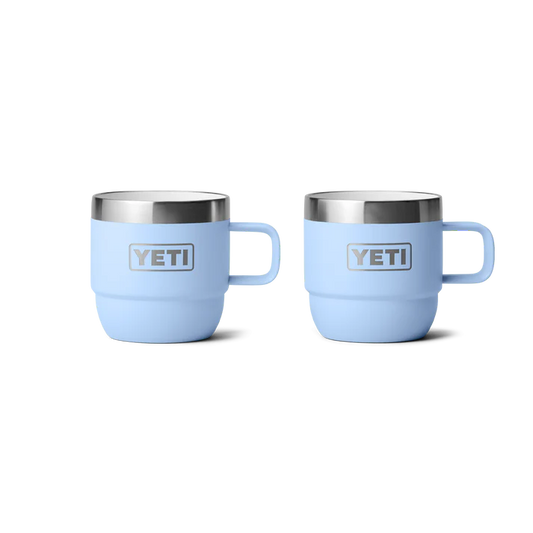 YETI Rambler 6 OZ 177 ML Stackable Mugs- Big Sky Blue